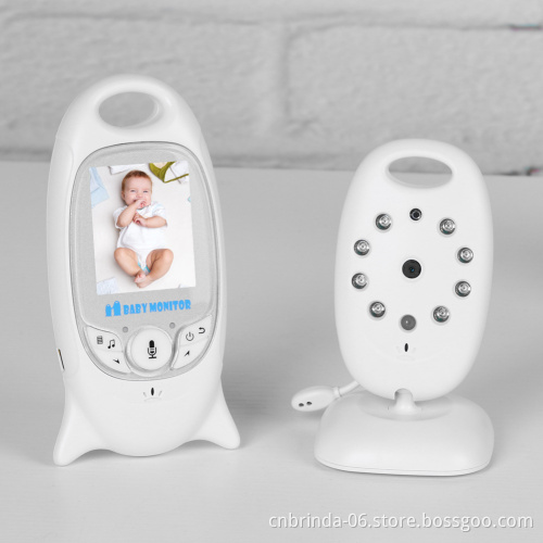 VB601 Video Baby Monitor Wireless 2.0'' LCD Babysitter 2 Way Talk Night Vision Temperature Security Nanny Camera 8 Lullabies